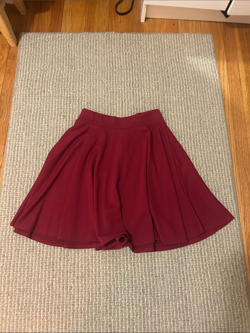 Urban coco Burgundy Circle Skater Skirt